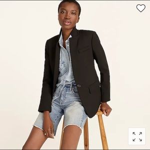 J.CREW PARKE BLAZER IN BLACK WOOL